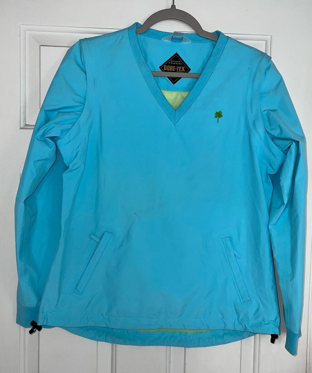 Lilly Pulitzer Palm Beach Caddie Popover Gore-Tex pullover/vest - size small